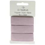 Go Handmade Elastic Band: 3 m x 20 mm, Vintage rose