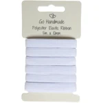 Go Handmade Elastic Band: 5 m x 10 mm, White