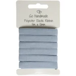 Go Handmade Elastic Band: 5 m x 10 mm, Grey/blue