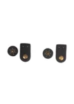 Go Handmade Bag closure with press stud: Black/bronze