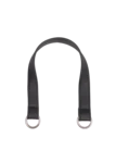 Go Handmade Bag Handle with O-ring: Black/silver