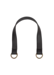 Go Handmade Bag Handle with O-ring: Black/bronze