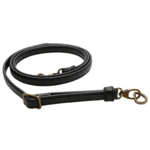 Go Handmade Bag Shoulder Strap 130 cm 12 mm, Black, Bronze