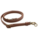 Go Handmade Bag Shoulder Strap 130 cm 12 mm, Brown, Bronze