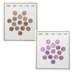 Go Handmade Glitter Buttons 9 mm