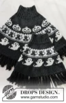 50-37 Spooky Season Poncho by DROPS Design — 5