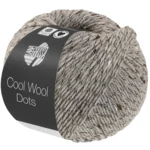 Lana Grossa Cool Wool Dots 09 Light grey