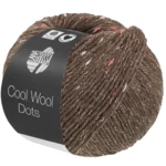 Lana Grossa Cool Wool Dots 11 Grey brown
