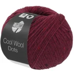 Lana Grossa Cool Wool Dots 04 Burgundy