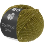 Lana Grossa Cool Wool Dots 07 Olive green
