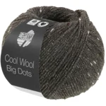 Lana Grossa Cool Wool Big Dots 110 Dark grey