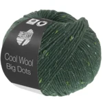 Lana Grossa Cool Wool Big Dots 108 Grey green