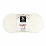Gjestal Baby Ull 0010 White