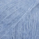 DROPS BRUSHED Alpaca Silk 28 Pacific blue (Uni colour)