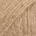 DROPS Brushed Alpaca Silk 36 Almond (Uni Colour)