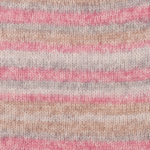 DROPS Fabel Long Print 623 Rose mist