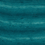 DROPS Fabel Long Print 918 Emerald city