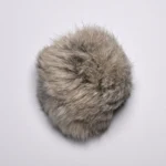 Pompom Rabbit Fur 10 cm 06 Gray