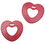 Go Handmade Teether Heart (2 pcs) 22016 Red