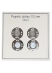 Go Handmade Magnetic Buttons 20 mm (2 pcs): Silver