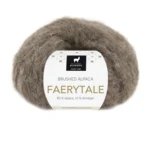 Du Store Alpakka Faerytale 817 Dark grey-brown marl tweed