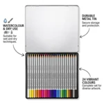 STAEDTLER Karat Watercolour Pencils, 24 pcs – Main picture open