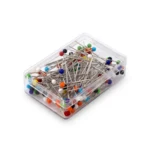 HobbyArts Straight Pins in Box, Assorted Colours
