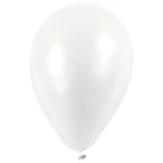 Balloner, 23 cm, 10 stk Hvid
