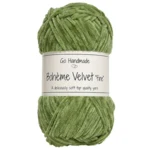 Go Handmade Bohème Velvet Fine 17616 Periodot green