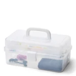 Plastic box with lid Transparent 30.5 x 16.5 cm, 10 compartments