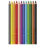 Faber-Castell Jumbo Grip Watercolor Triangle 12 pcs