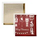Deco Foil and transfer sheet, 15x15 cm, 4 sheets Classic Christmas Motifs