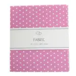 Go Handmade Fabric Pinkt with dots