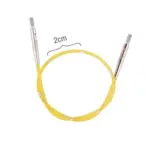 KnitPro SmartStix Wire, Multiple Colours (40 - 150 cm) 24 cm to make 40 cm Yellow