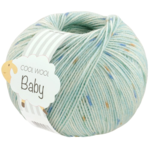 Lana Grossa Cool Wool Baby 369 Mint/Blue/Orange