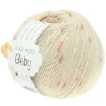 Lana Grossa COOL WOOL BABY 353 Off white/Lilac/rose/berry