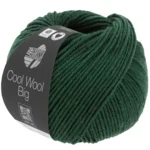 Cool Wool Big 1625 Dark Green mottled