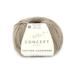 Katia Cotton-Cashmere 91 Gray beige