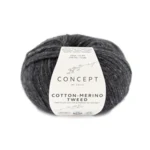 Katia Cotton-Merino Tweed 503 Dark grey