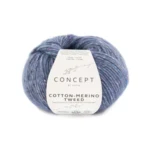 Katia Cotton-Merino Tweed 508 Blue
