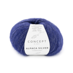 Katia Alpaca Silver 283 Dark Blue–silver