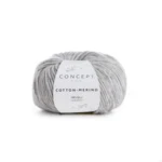 Katia Cotton-Merino 106 Light grey