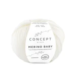 Katia Concept Merino Baby 001 White