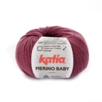 Katia Concept Merino Baby 078 Dark mauve