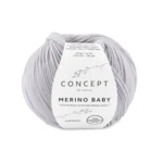 Katia Concept Merino Baby 055 Pearl light grey