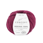 Katia Merino 100% 025 Burgundy red