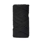 LindeHobby Macrame Lux, Rope Yarn, 2 mm Black