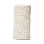 LindeHobby Macrame Lux, Rope Yarn, 2 mm Sugar white