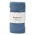 LindeHobby Macrame Lux, Rope Yarn, 2 mm 13 Blue
