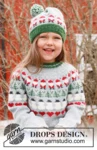 44-14 Christmas Time Sweater by DROPS Design